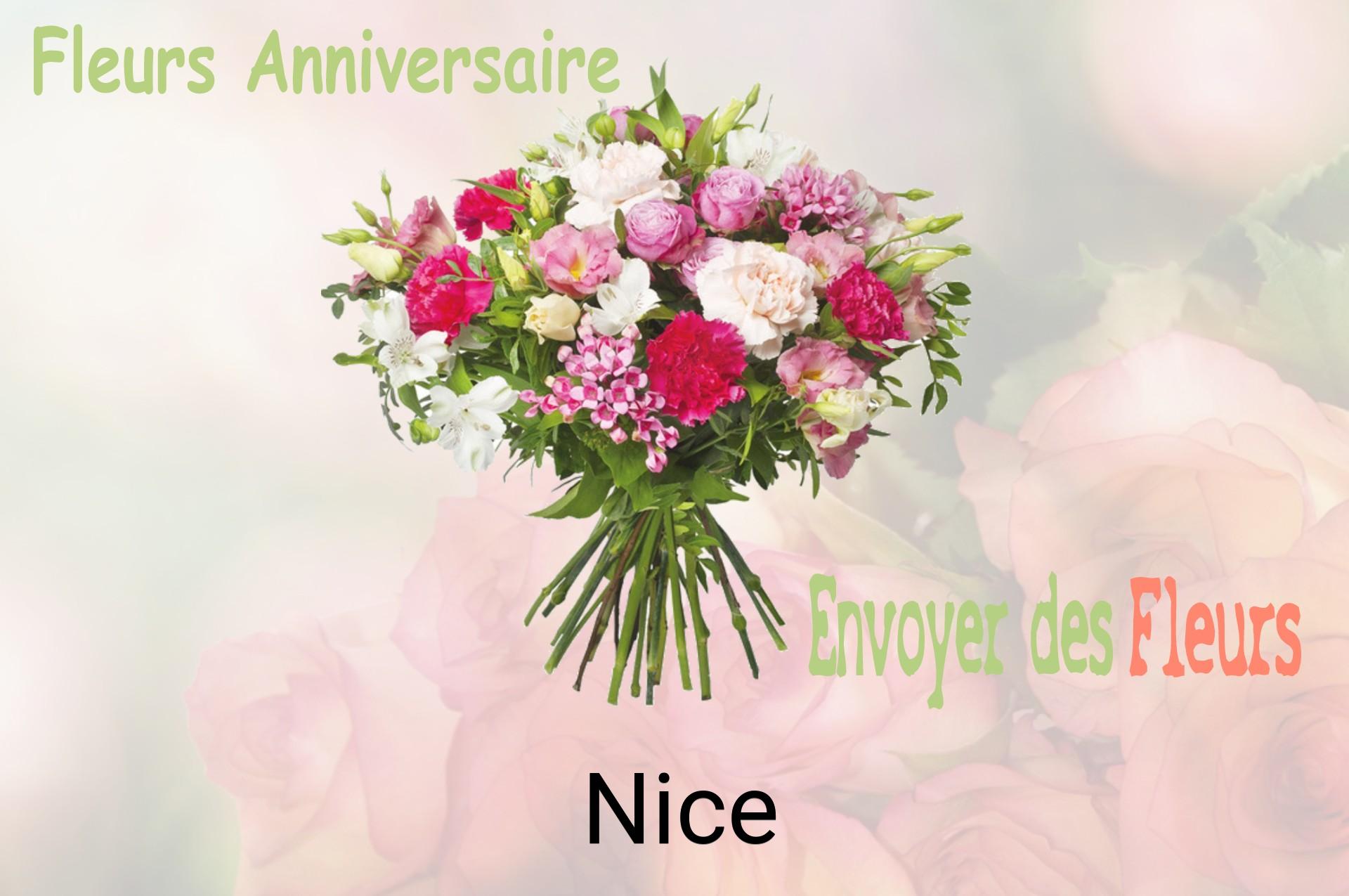 Bouquet de fleurs d’anniversaire livré à Nice